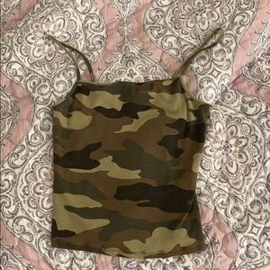 Garage spaghetti strap tank top